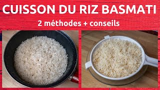 Comment cuire parfaitement le riz basmati  2 méthodes  conseils 190 [upl. by Cornew931]