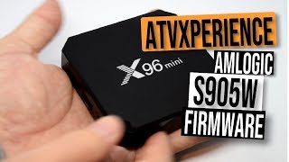 Awesome ANDROID TV Amlogic S905W Firmware  The ATVExperience [upl. by Ateekal334]