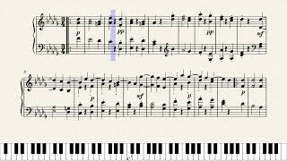 Moonlight Sonata 2nd Movement  Piano Sheet Music [upl. by Aihsena]