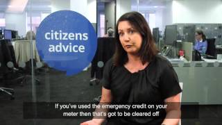 Prepayment meter debt and emergency credit with subtitles [upl. by Ddarb214]