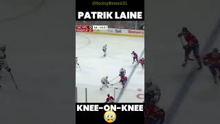 Canadiens Patrik Laine Leaves Game After Brutal KneeonKnee Collision with Cedric Pare [upl. by Drarehs]