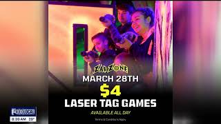 Zap Zone Laser Tag International Day with Detroit FOX 2 [upl. by Dnalevelc]