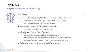 Redington amp Fortinet Webinar Session Fortinet FortiNAC  Redington Value [upl. by Pettifer]