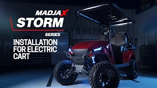 Storm Body Kit for EZGO® TXT ELECTRIC  How to Install Video  Madjax® Golf Cart Accessories [upl. by Garlanda]