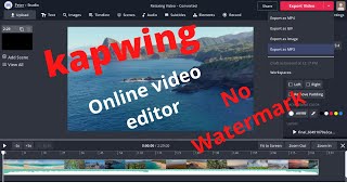 Online Video Editing Website Free No Watermark  kapwing [upl. by Aspia]