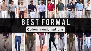 Latest Formal Shirt Pants Colour Combination For MenMen’s Fashion 2022formal [upl. by Fronnia]