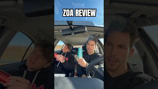 ZOA energy drink review 😳 energydrinks energy drinkmorewater [upl. by Enyallij]