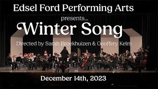 Edsel Ford High School Winter Song  December 14th 2023 [upl. by Libenson998]