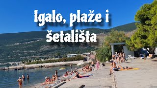 Igalo Crna Gora Šetališta i plaže [upl. by Issy]