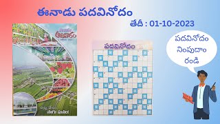 Sunday Fun with Padavinodam  Eenadu Sunday Book  011023  MGN EDU [upl. by Bunder]