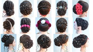 15 elegant juda hairstyle for bridal  hairstyle for women [upl. by Eeryn]