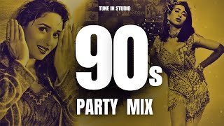 90s Bollywood Nonstop Dance Remix  Dj manish  Best of 90s Superhit Songs  Tune in Studio [upl. by Hluchy]