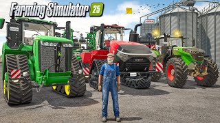 Worlds BIGGEST TRACTOR Planting amp Spreading In Fs25  Farming Simulator 25  Timelapse [upl. by Candis723]