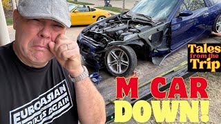 TOTALED Only 9k MILES 06 BMW Z4M meets a Sad END Tales from the Trip Salvage Edition [upl. by Inalan581]