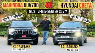 Choosing Your Ride Mahindra XUV700 AX5 or Hyundai Creta [upl. by Melisenda]