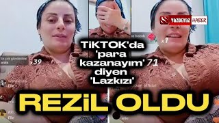 TİKTOKDA PARA KAZANAYIM DİYEN KADIN REZİL OLDU [upl. by Nilkcaj758]