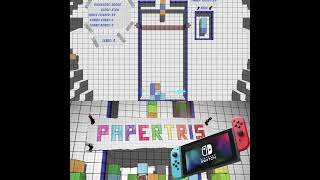 New Puzzle Game for the Nintendo Switch Papertris [upl. by Hazmah]