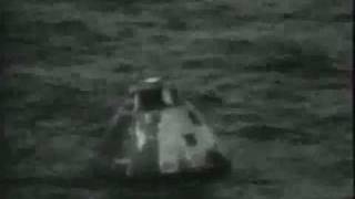 Apollo 13 reentry and splashdown as seen live on tv [upl. by Silva361]