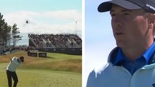 Jordan Spieth began to rage at caddie in awkward Scottish Open moment before being humbled [upl. by Ahsek]