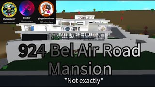 924 Bel Air Road Bloxburg Build Not exactly [upl. by Seidule]