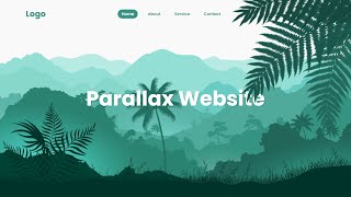 CSS Parallax Scrolling Website  How to Make Website using HTML CSS and Javascript [upl. by Malinowski724]