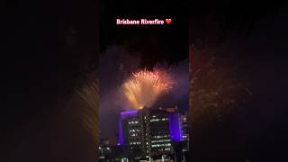 brisbaneriver festival fire australia southbank awesome fireworks enjoying brisbane [upl. by Eiuqram695]