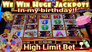 🎂Wow This is How I Won Huge Jackpots at Buffalo Revolution Slot in High Limit [upl. by Filmore571]