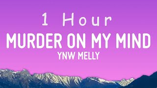 YNW Melly  Murder On My Mind Lyrics  1 HOUR [upl. by Hayimas206]