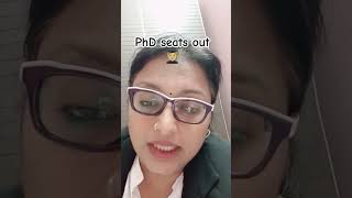 PhD seats in MGUshortvideo motivation phd ytshorts doctorates researchproposal university [upl. by Sneed76]