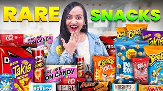 Trying RARE SNACKS amp DRINKS from around the WORLD WOW [upl. by Arramahs]