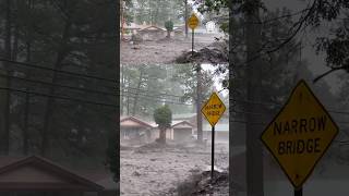 Dangerous Flash Flooding Again in Ruidoso New Mexico [upl. by Leora]