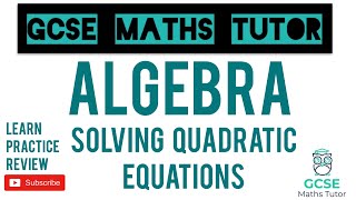 Solving Quadratic Equations by Factorising NonCalculator  Higher amp Foundation  GCSE Maths Tutor [upl. by Miguel]