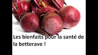 Quels sont les bienfaits de la betterave rouge [upl. by Hansen376]