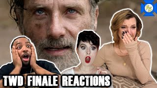 FAN REACTIONS to THE WALKING DEAD Series Finale 11x24 [upl. by Taddeo]