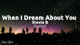 When i dream about you Lyrics by Stevie B [upl. by Ahseat]