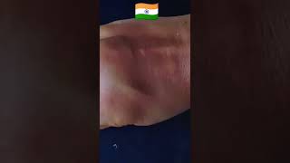 Flag 🇮🇳making with chock short🖍️ happy independence day 🫡🎆 [upl. by Oriaj]