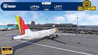 MSFS2020 LIVE MadeiraNew Atelic ✈LisbonneNew Mk studios A321 TAP Portugal OPS  VATSIM [upl. by Stulin]