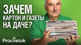 НЕ ВЗДУМАЙТЕ ЭТО ВЫБРОСИТЬ Как картон и старые газеты помогут избавиться от сорняков и вредителей [upl. by Newnorb916]