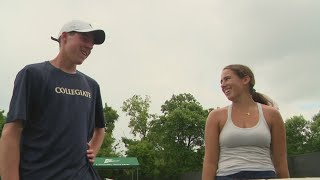 Longtime friends win tennis state championship titles [upl. by Weeks]