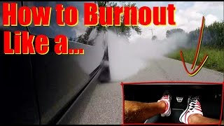 How to BURNOUT  This EPIC Instructor Teaches You Everything You Need to do a Burnout in ANY Car [upl. by Ahsenor133]