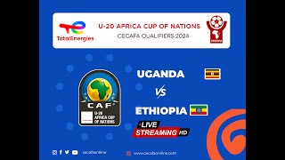 Uganda vs Ethiopia Live  U20 Africa Cup of Nations AFCON CECAFA Qualifiers 2024 [upl. by Enomsed]