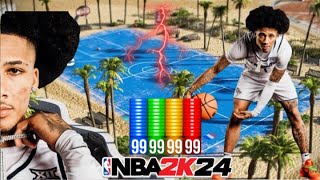 UCF Mikey Williams build catches BODIES in the park on NBA 2K24… [upl. by Ivets]