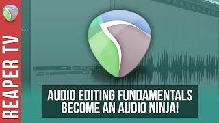 REAPER Tutorial Audio Editing Fundamentals [upl. by Anetsirhc]