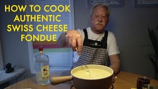 How to Make a Swiss Gruyere Cheese Fondue [upl. by Novel]