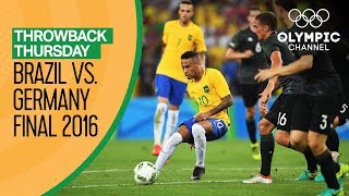 Brazil vs Germany  FULL Match  Mens Football Final Rio 2016  Throwback Thursday [upl. by Kera277]