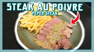 STEAK AU POIVRE MET FRANSE FRIETJES PEPER STEAK  EtenmetNick  How to [upl. by Attegroeg]