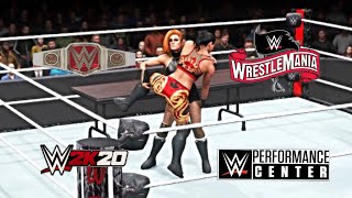 WWE 2K20 Shayna Baszler Vs Becky Lynch Extreme Rules Match For The Raw Women’s Championship [upl. by Caine]