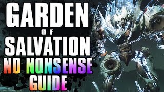 DESTINY 2  GARDEN OF SALVATION  NO NONSENSE GUIDE [upl. by Hgeilyak]