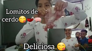 🔴 Mientras mi Esposo cuida A nuestro hijo Borisito yo preparo la cena 😘😋Lomitos de cerdo 🐖😋 [upl. by Gard]