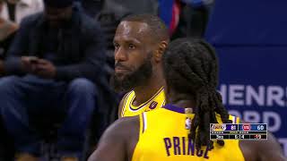 LeBron James Gets Called for FLOPPING against Isaiah Stewart 👀 [upl. by Darraj]